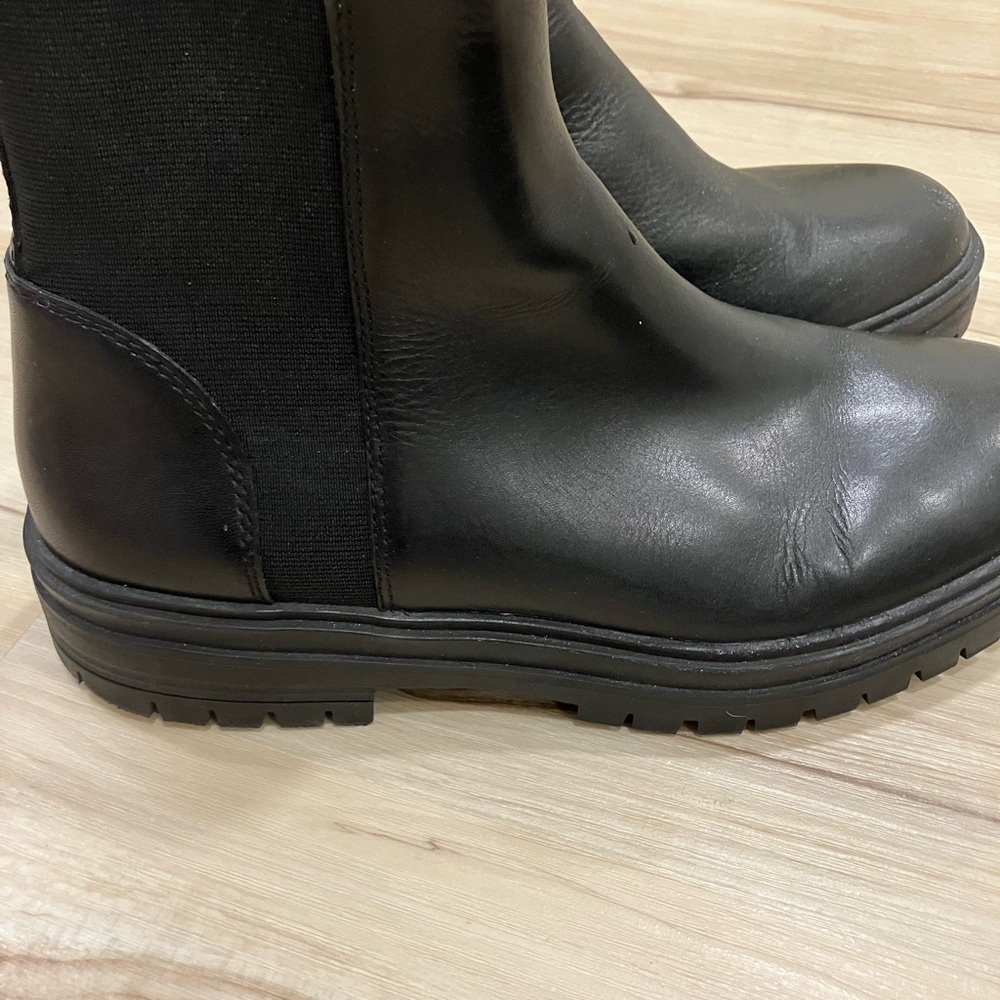 Steve Madden Black Winter Chelsea Boots